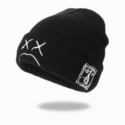 Embroidered Knitted Beanie