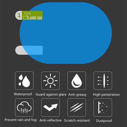 Anti Fog & Rain Film For Rearview Mirrors