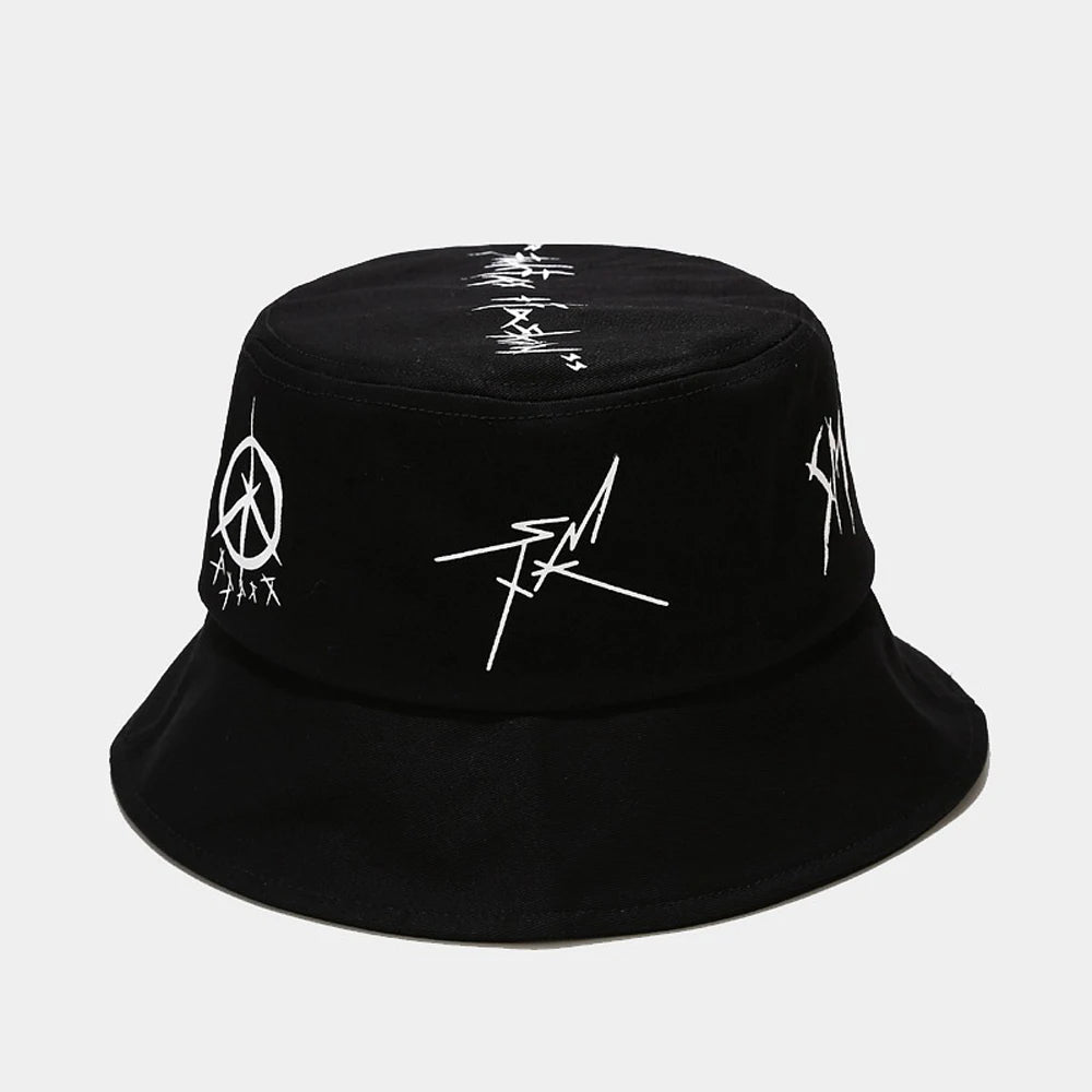 Cotton Graffiti Casual Bucket Hat