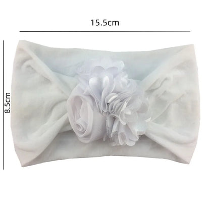 Girls' Soft Stretch Flower Headband