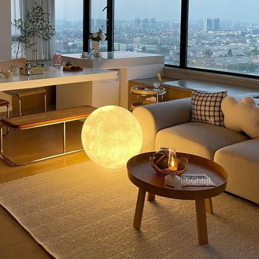 Modern Moon Floor Lamp