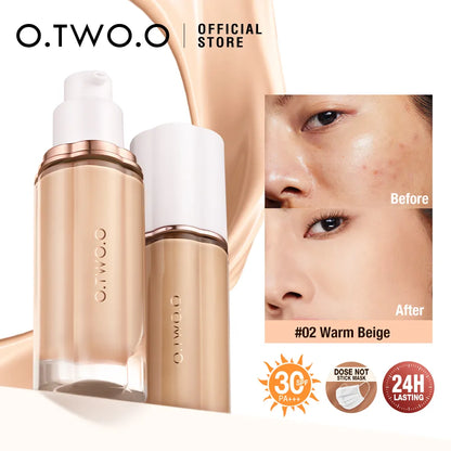 O.TWO.O Liquid Foundation Cream with SPF30 - 30ml