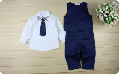 Boy's 3-Piece Formal Gentleman Suit Set