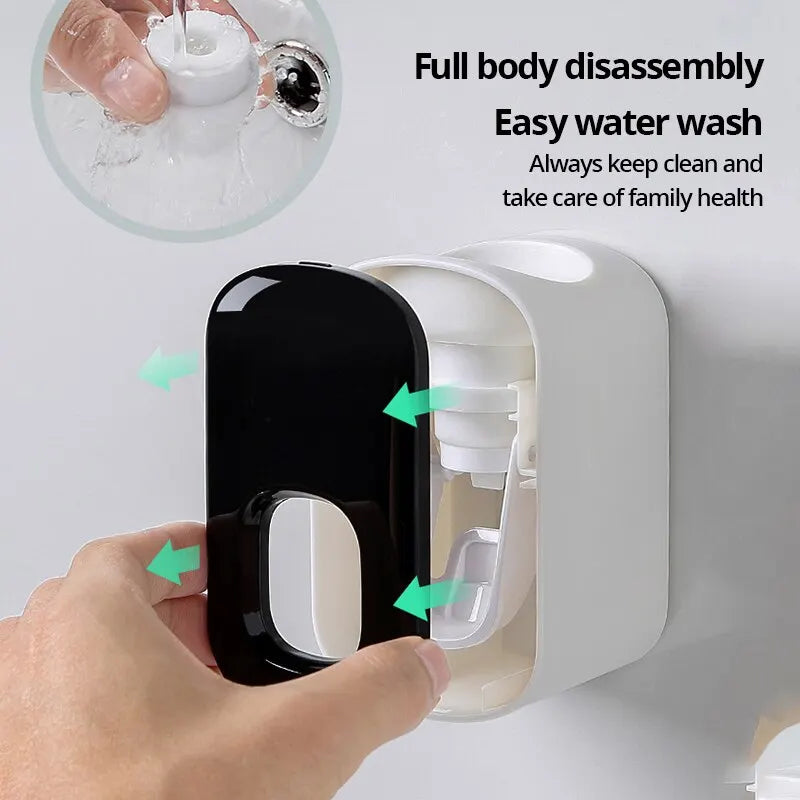 Automatic Waterproof Toothpaste Dispenser - Wall Mountable