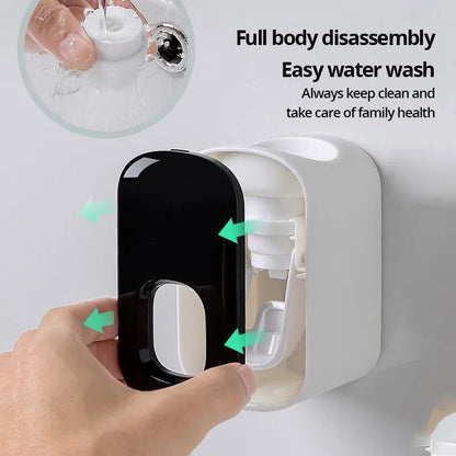 Automatic Waterproof Toothpaste Dispenser - Wall Mountable