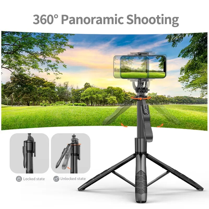 INRAM-L16 Foldable Wireless Selfie Stick & Tripod Stand