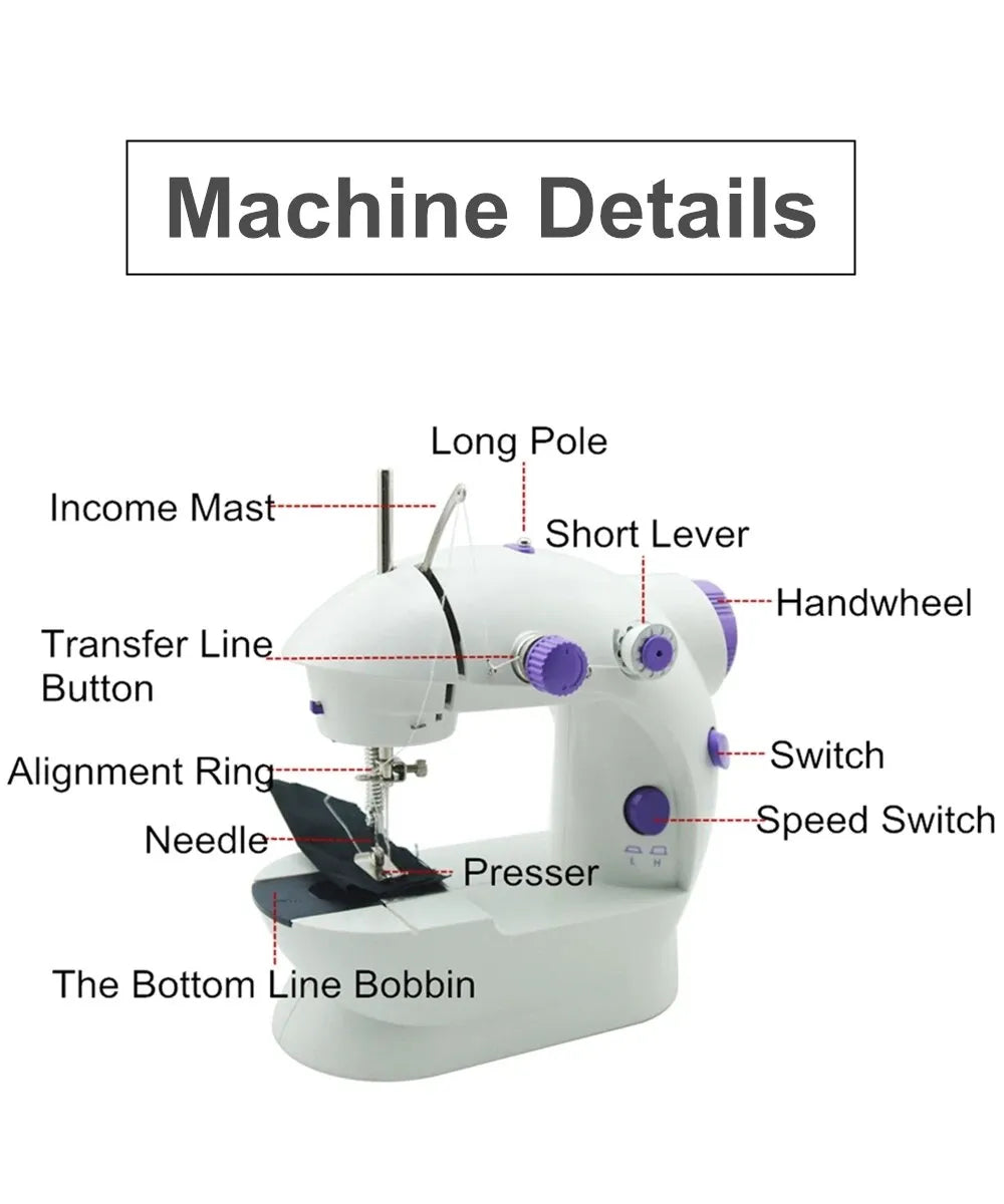 Household 202  Portable Mini Sewing Machine