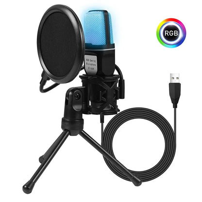 Wired Gaming Microphone for Podcast/Recording Studio/Streaming