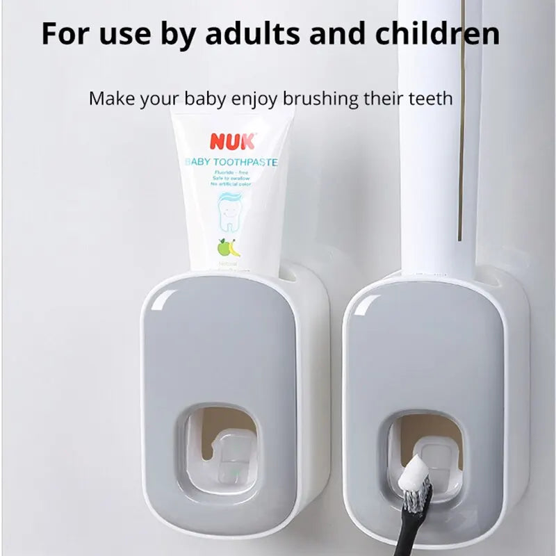 Automatic Waterproof Toothpaste Dispenser - Wall Mountable