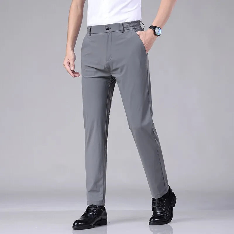 Men's Casual Stretch Slim Elastic Pants