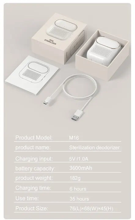 Refrigerator Deodorizer & Disinfector