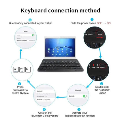 Bluetooth Keyboard & Wireless Mouse Combination