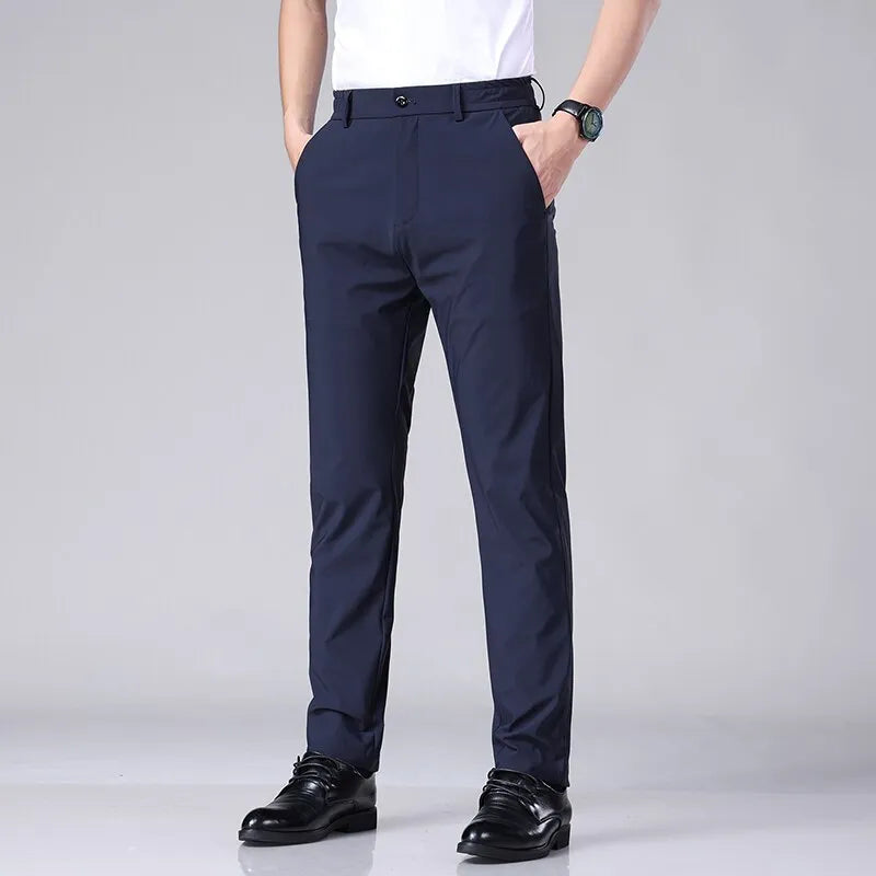 Men's Casual Stretch Slim Elastic Pants