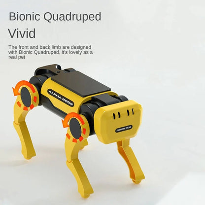 Solar Powered Mechanical Robot Dog Toy