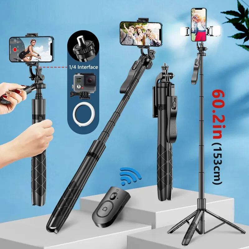 INRAM-L16 Foldable Wireless Selfie Stick & Tripod Stand