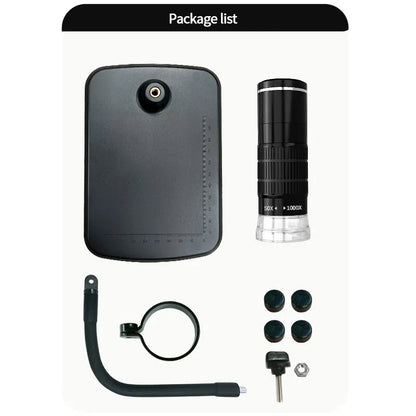 Wireless Portable Digital Microscope - 50X-1000X Magnification, For iPhone/Android/PC